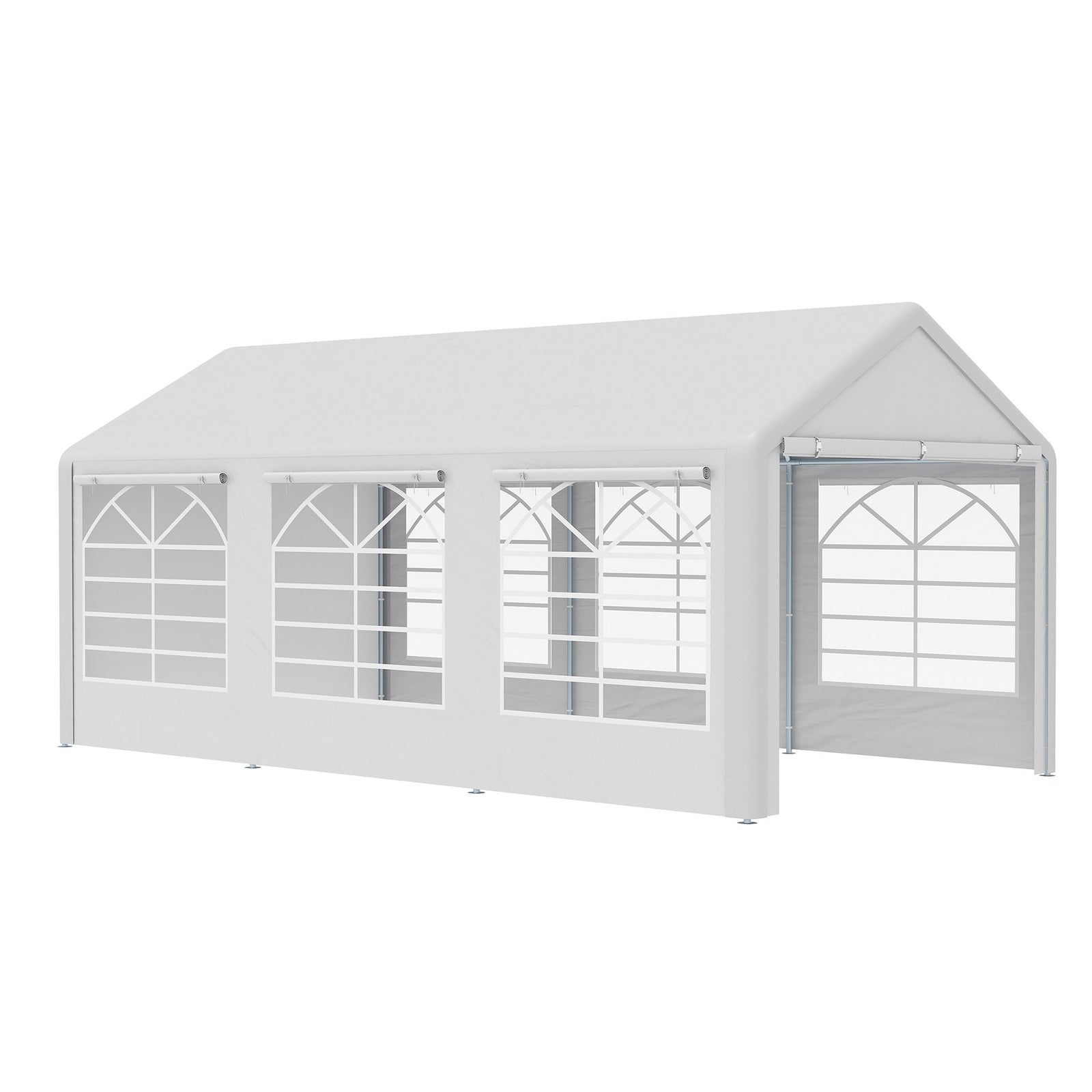 6m X 3m Heavy Duty Carport Outdoor Car Canopy Shelter Tent