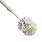 Recycled Toilet Brush - Replaceable head that is screwed in - Closed fit storage cover - Made in the UK | Stone