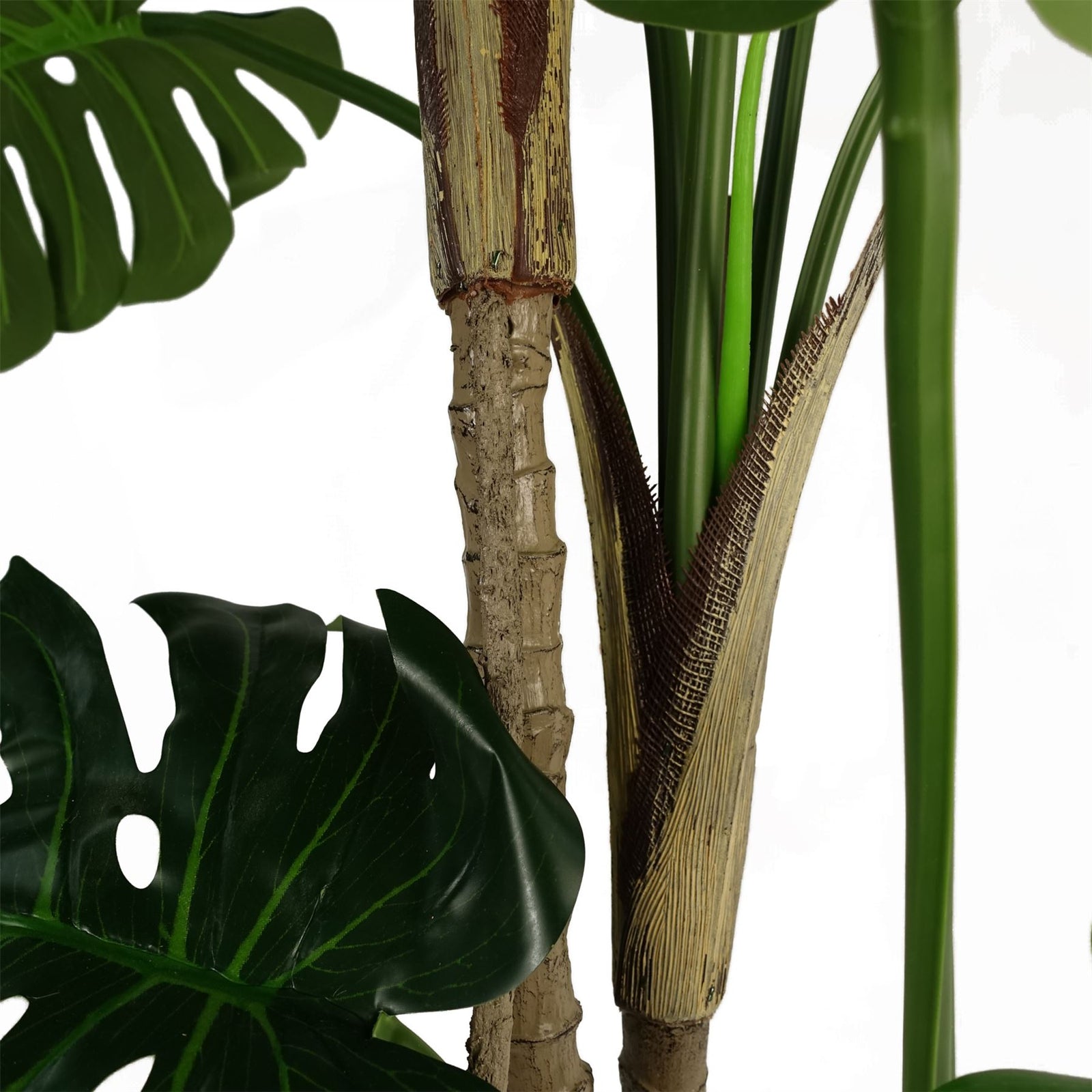 150cm Artificial Luxury Monstera Plant Black Pot