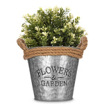 16cm Zinc Plant Pot