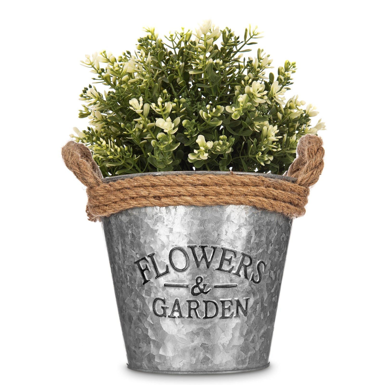 16cm Zinc Plant Pot