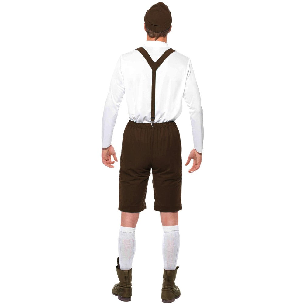 Bavarian Man Costume, Brown | XL