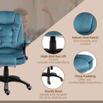 Reclining Chair Heating Massage 6-point | Blue