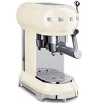 Ecf01 Retro Style Espresso Coffee Machine | Beige