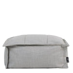 Dolce Indoor Outdoor Pouffe Footstool Bean Bags, Grey