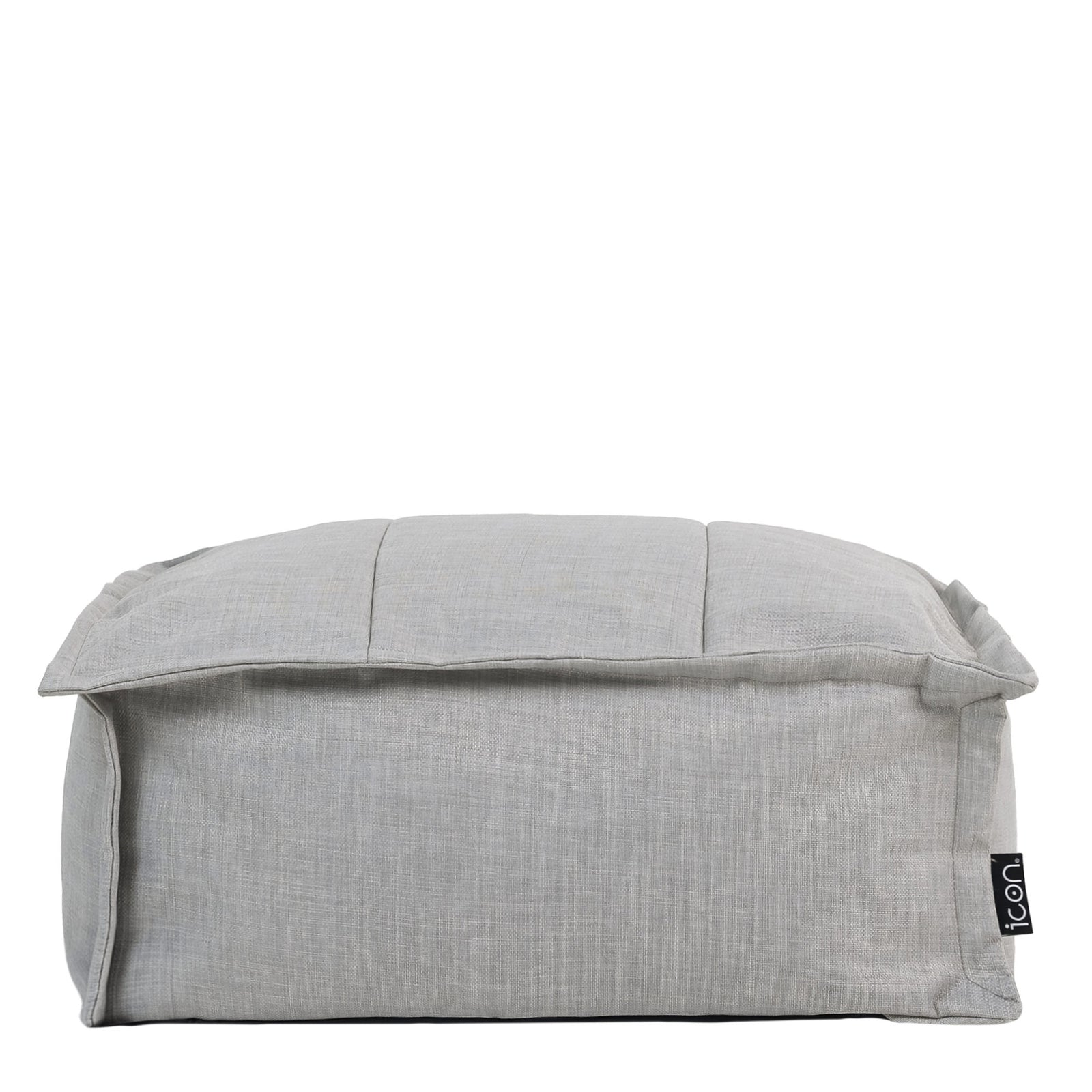 Dolce Indoor Outdoor Pouffe Footstool Bean Bags, Grey
