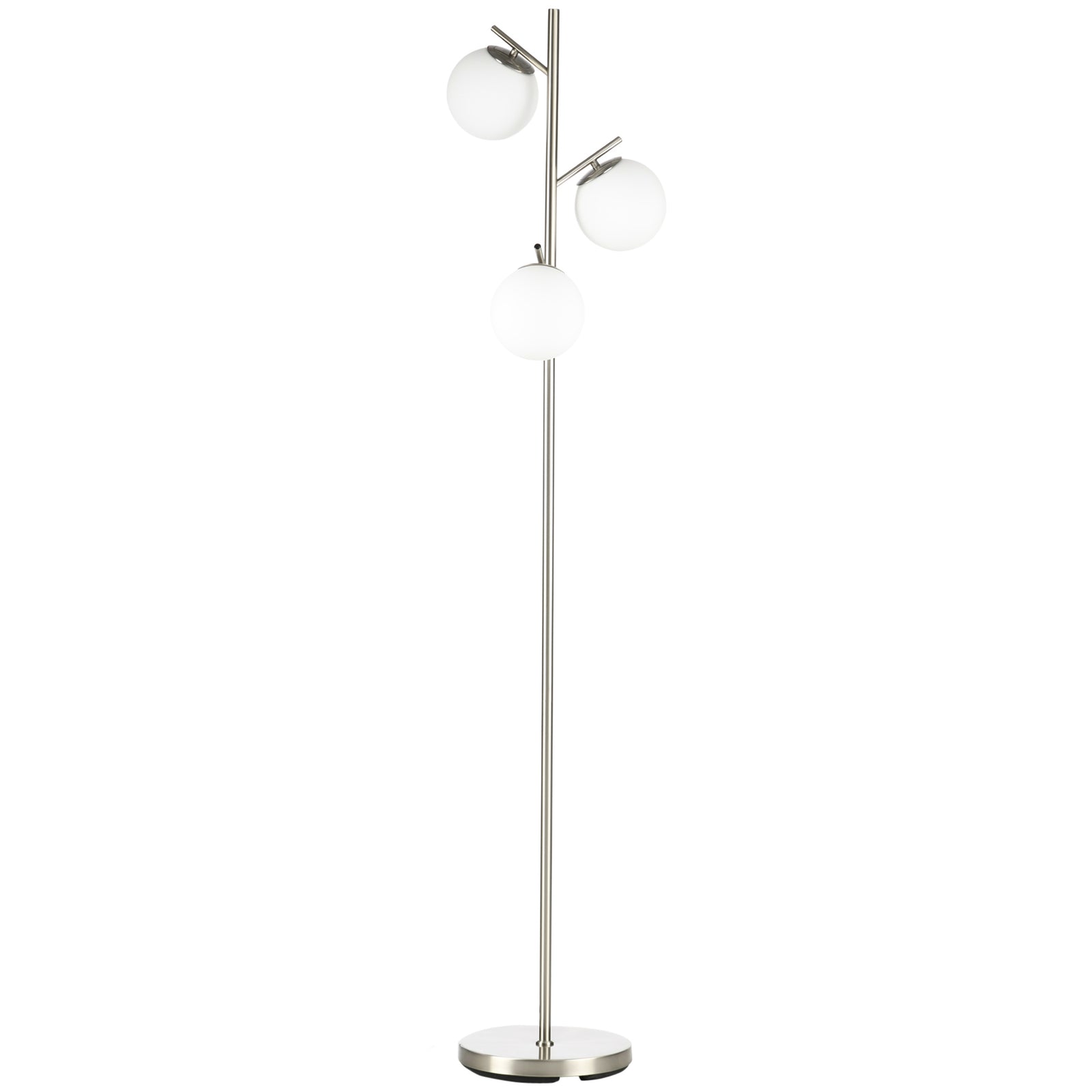 Modern Tree Floor Lamp With 3 Light Living Room Bedroom | One Size | Silver