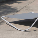 Double Sun Lounger Hammock Outsunny Rocking Swing