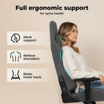 Ergonomic Office Chair 165° Reclining Executive Chair Spring Foam Cushion | Grey