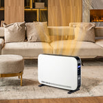 Portable Convector Heater With 24h Timer White