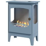 Freestanding Bioethanol Fireplace Ethanol Fireplace Stove | Grey