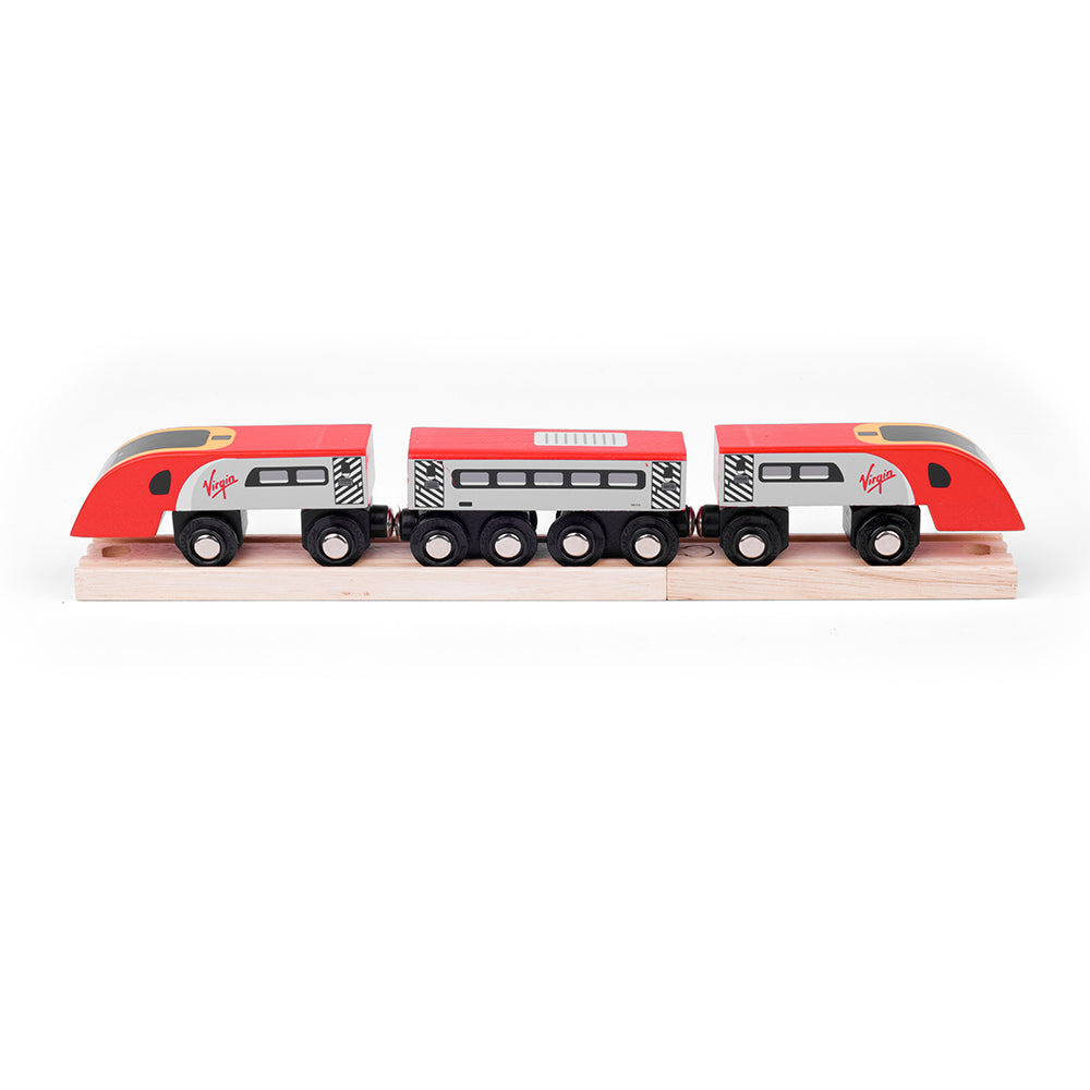 Wooden Replica of the Virgin Train Pendolino