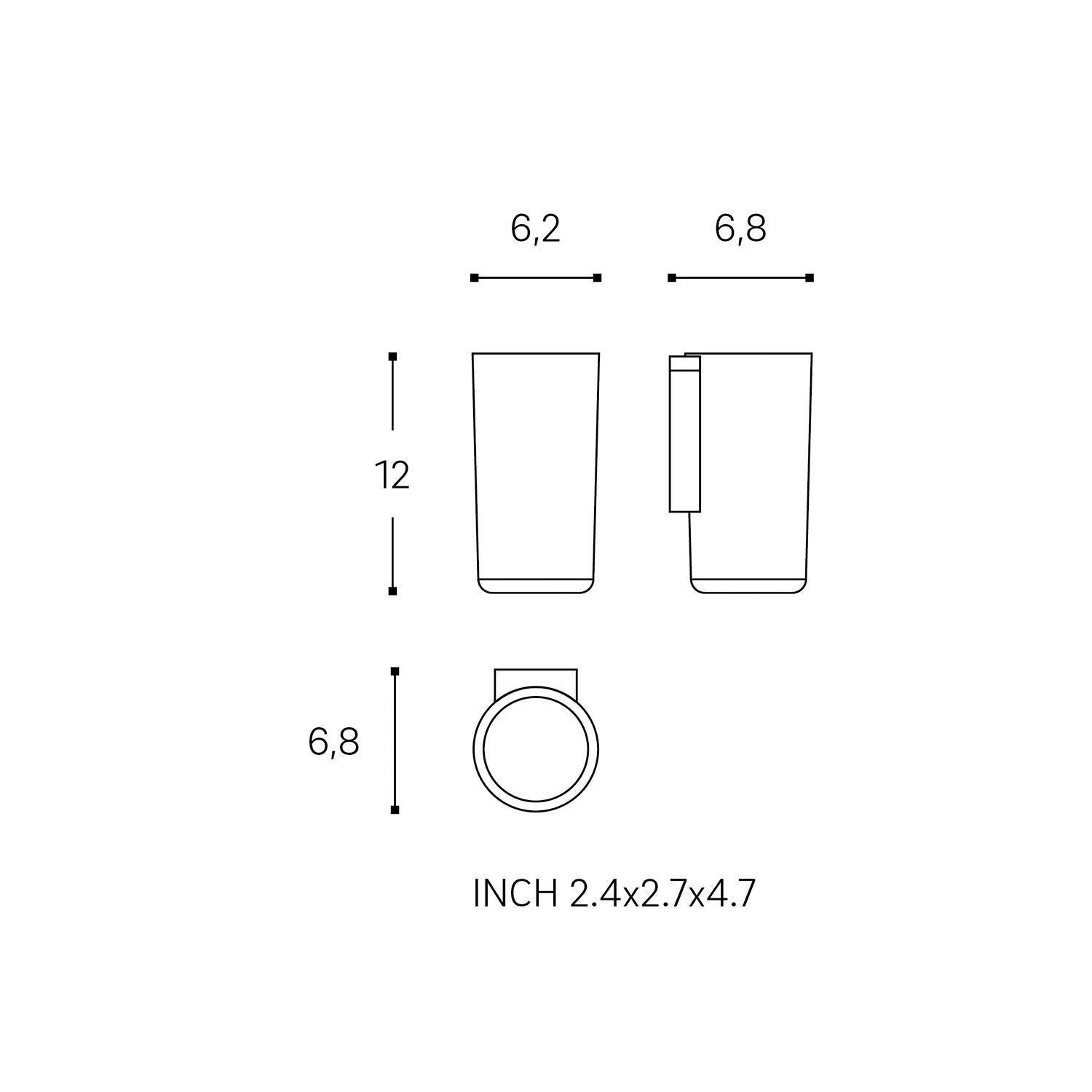 Toothbrush Holder Screw-in Or Self-adhesive Chrome Silver Next Collection