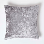 Luxury Crushed Velvet Cushion Cover | 60cm x 60cm | Silver