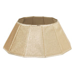 Diamond Glossy Christmas Tree Skirt - Gold