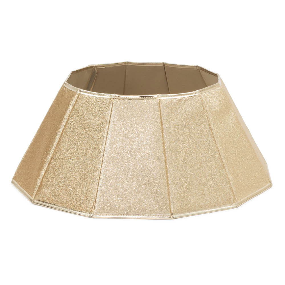 Diamond Glossy Christmas Tree Skirt - Gold