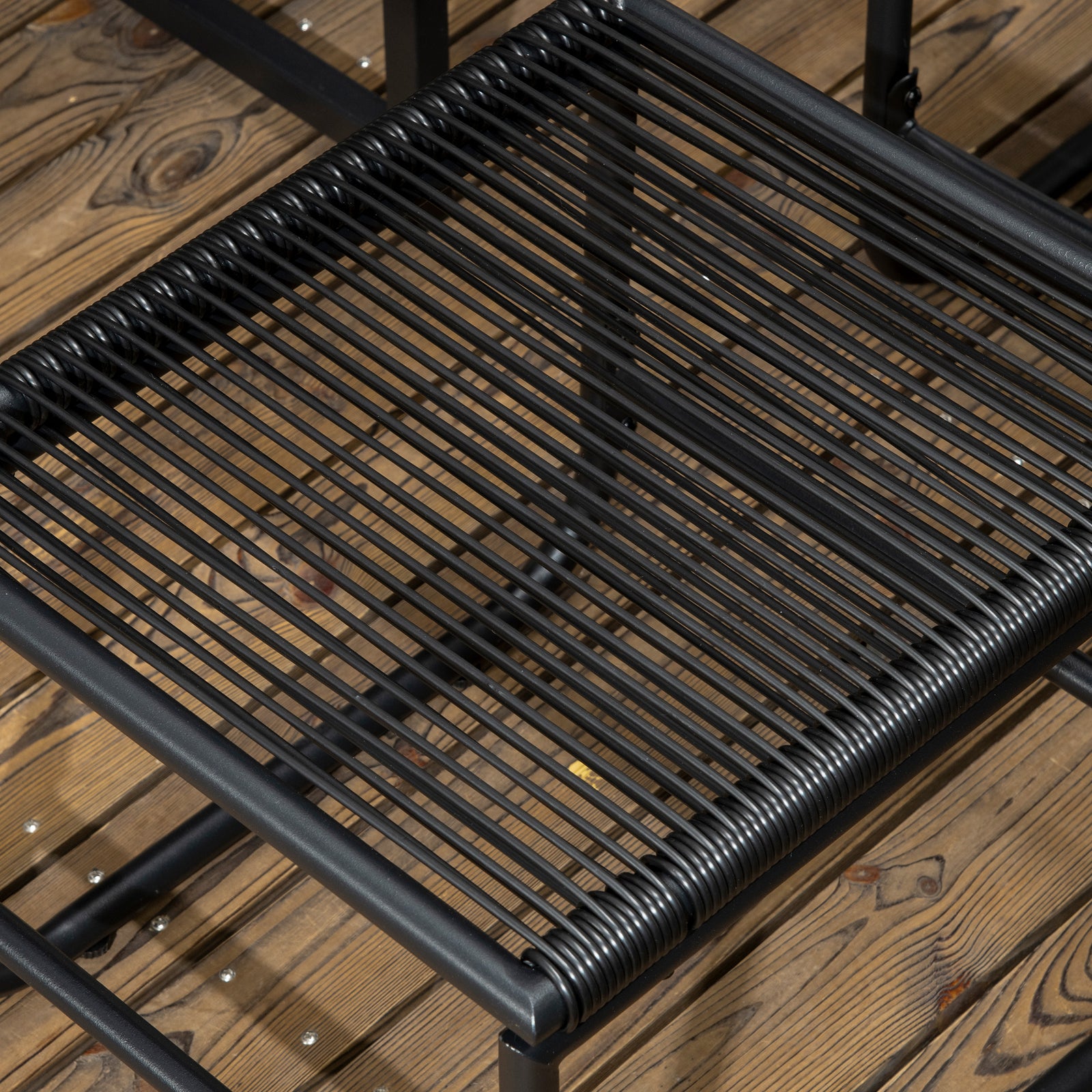 11-pc Rattan Dining Set Space-saving Design