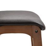 Modern Wood Bar Chairs Dining Stools Brown