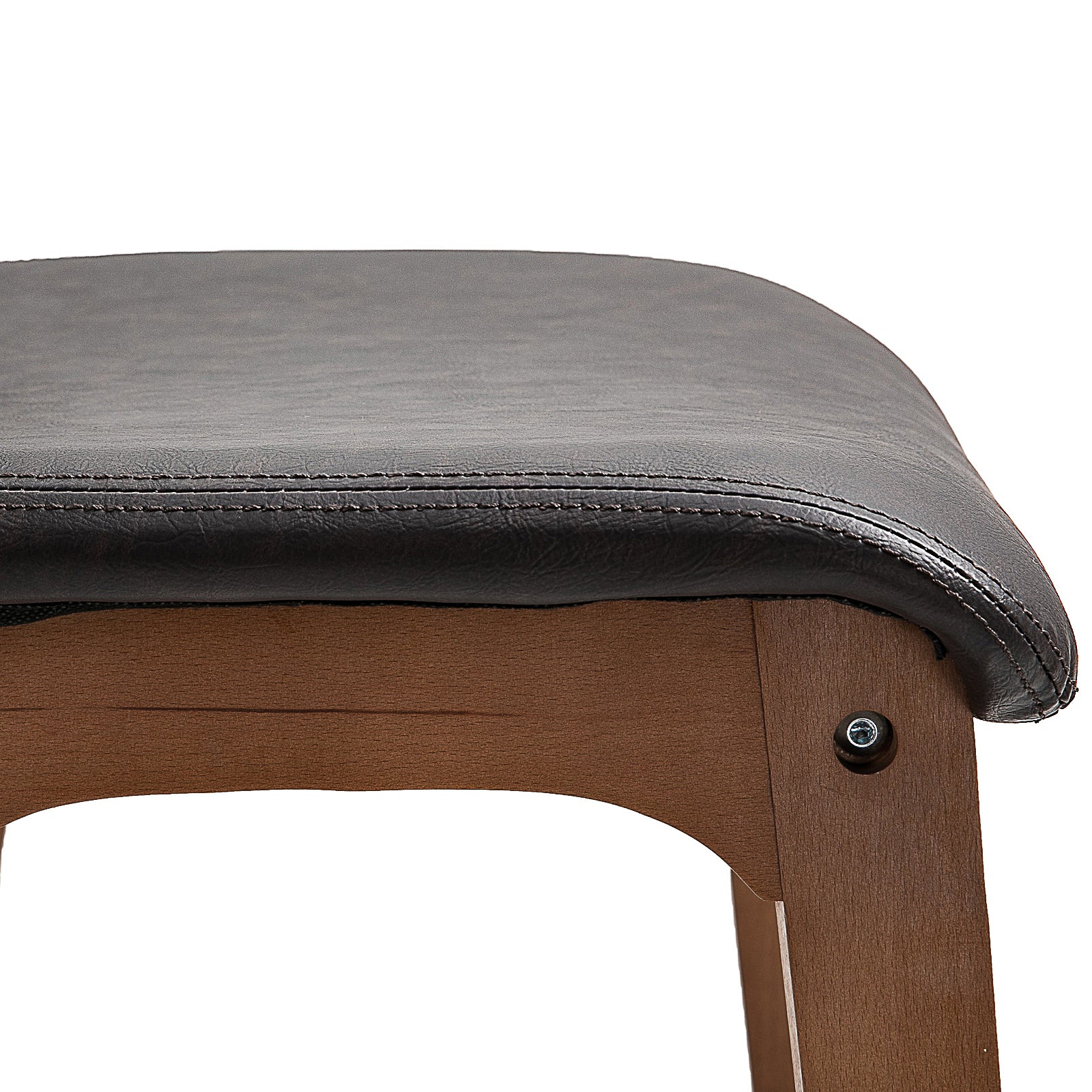 Modern Wood Bar Chairs Dining Stools Brown