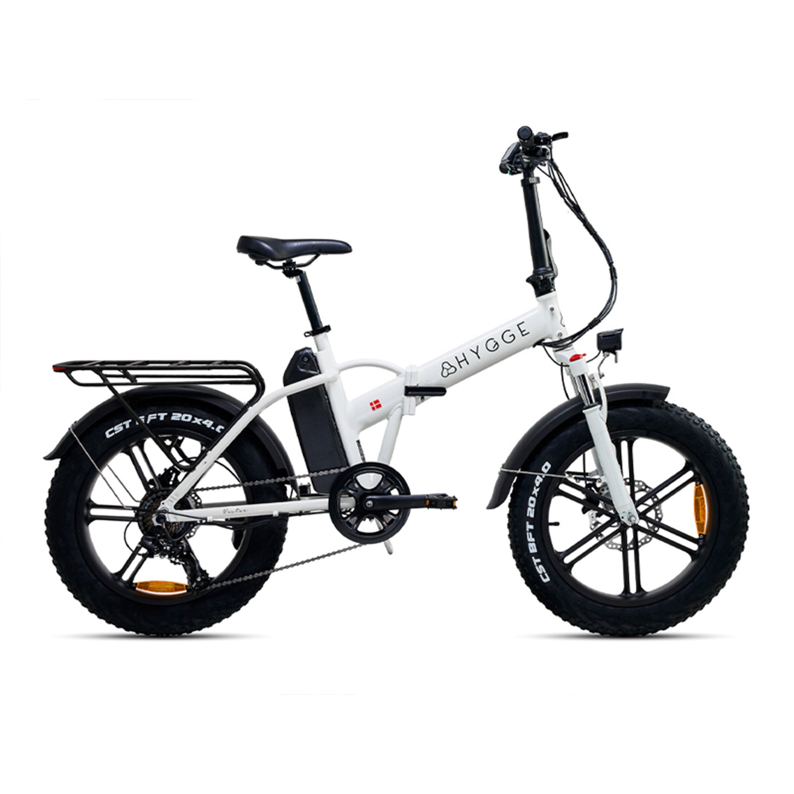 Vester 2026 - Folding Fat Tyre E-bike 48v 14ah | White