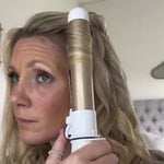 Twist  Curl Automatic Rotating Hair Curler - Black 28mm | Black & Silver