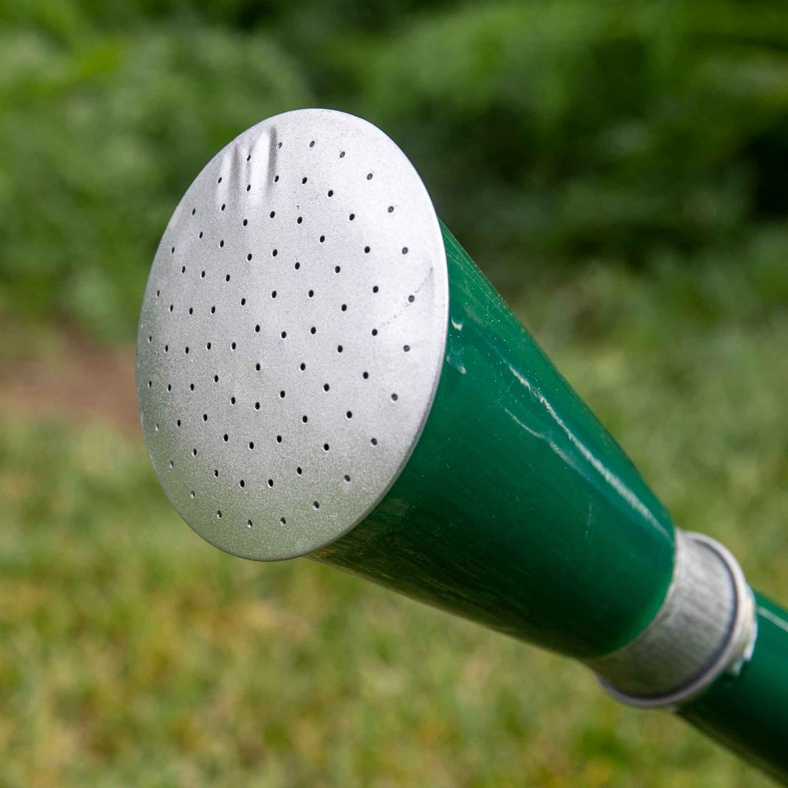 Long Reach Galvanised Metal Watering Can | Forest Green