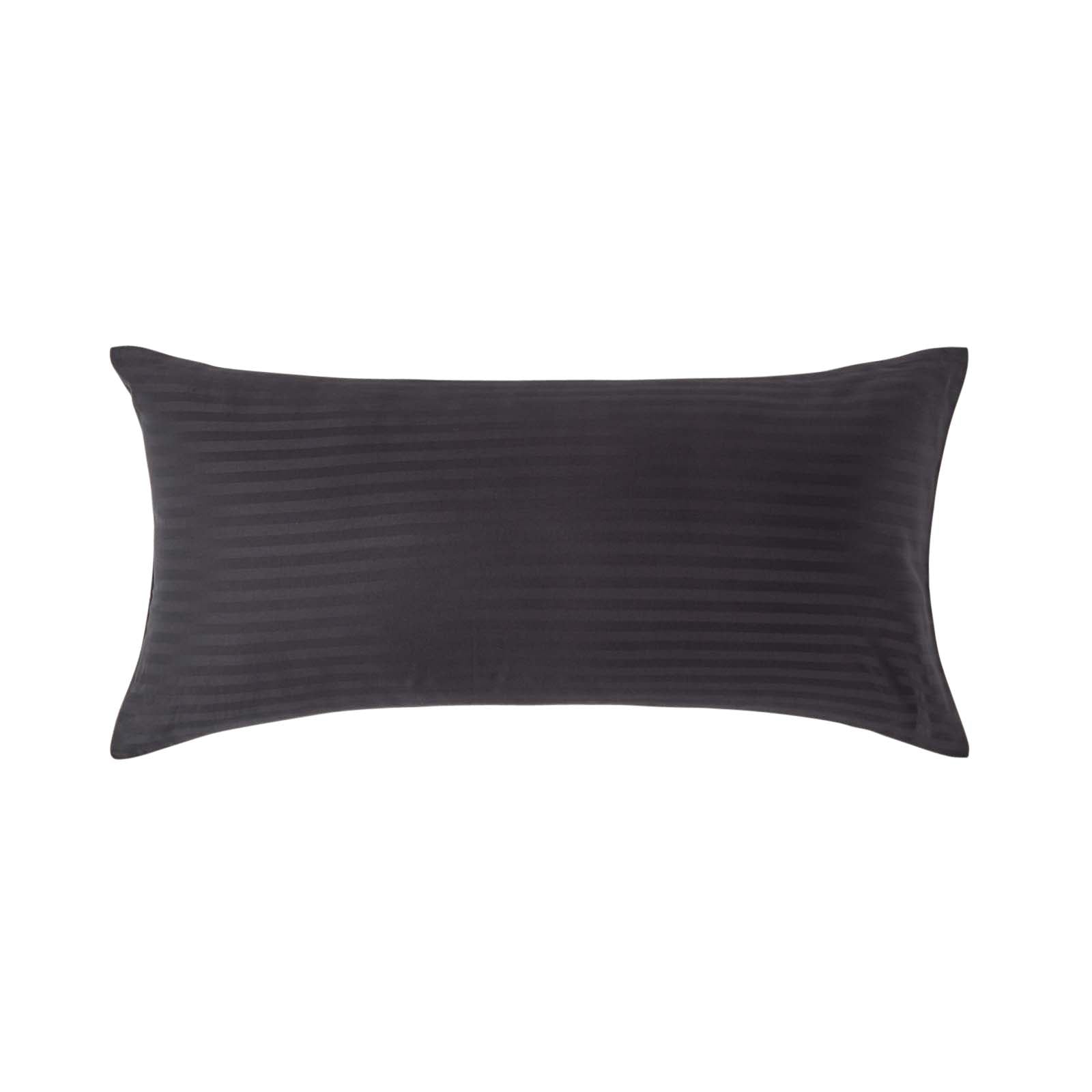European Size Egyptian Cotton Pillowcase 330 Tc | 40 x 80cm | Black