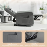 Kneading Massage Recliner Chair Breathable Leather