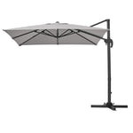 Outdoor Garden 2.5m Cantilever Parasol | One Size | Light Grey