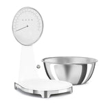 Ksf01 Retro 50's Style Analogue And Digital Kitchen Scale | White