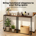 Levede Console Hall Table Slim Entryway Hallway Sofa Table Display Shelf Industrial