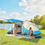 Inflatable Tent 3000mm Waterproof For 4 Person | Sky Blue