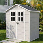 Breeins 6x4 Ft Garden Storage Shed With Lockable Door