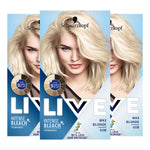 Live Intense Bleach Permanent Hair Dye Glossyshine,00b Max Blonde 3x
