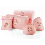 Haven Zippered Mesh Laundry Clothes Bra Washing Bag, Pink