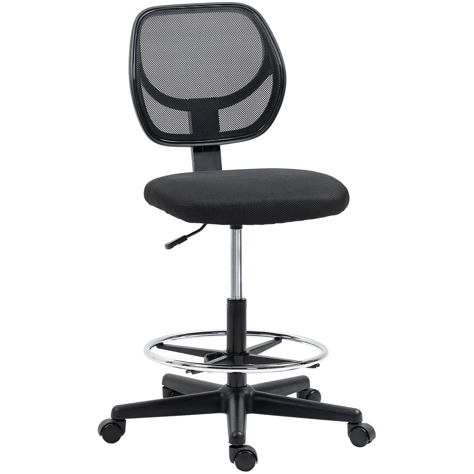 Tall Office Chair 360° Swivel Black