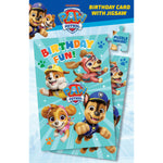 Paw Patrol Jigsaw Puzzle Birthday Card Official Product
