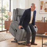 Power Recliner Chair W/ Massage And Heat, Electric Lift Chair | Grey
