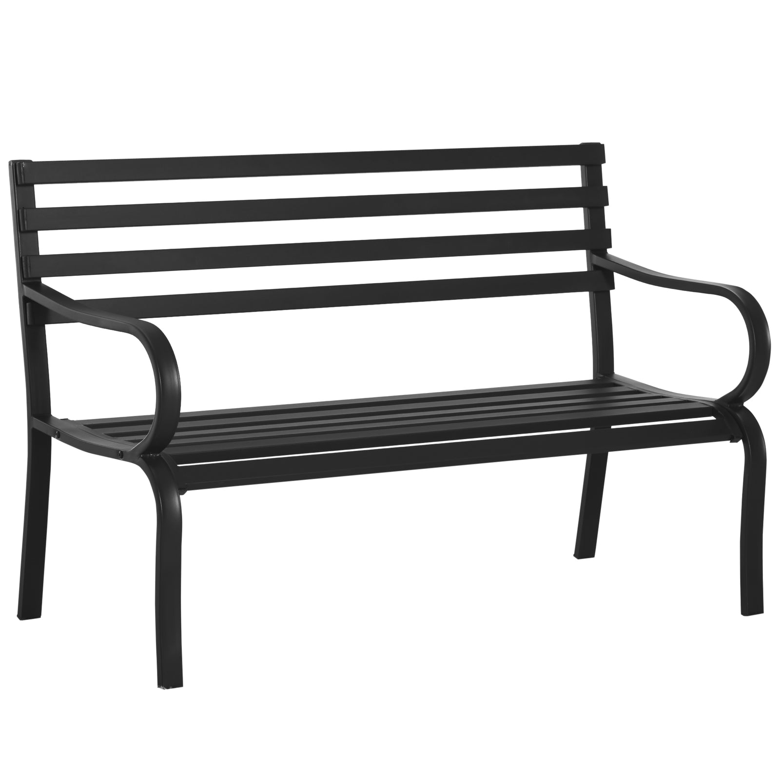 2 Seater Bench Outdoor Metal Loveseat