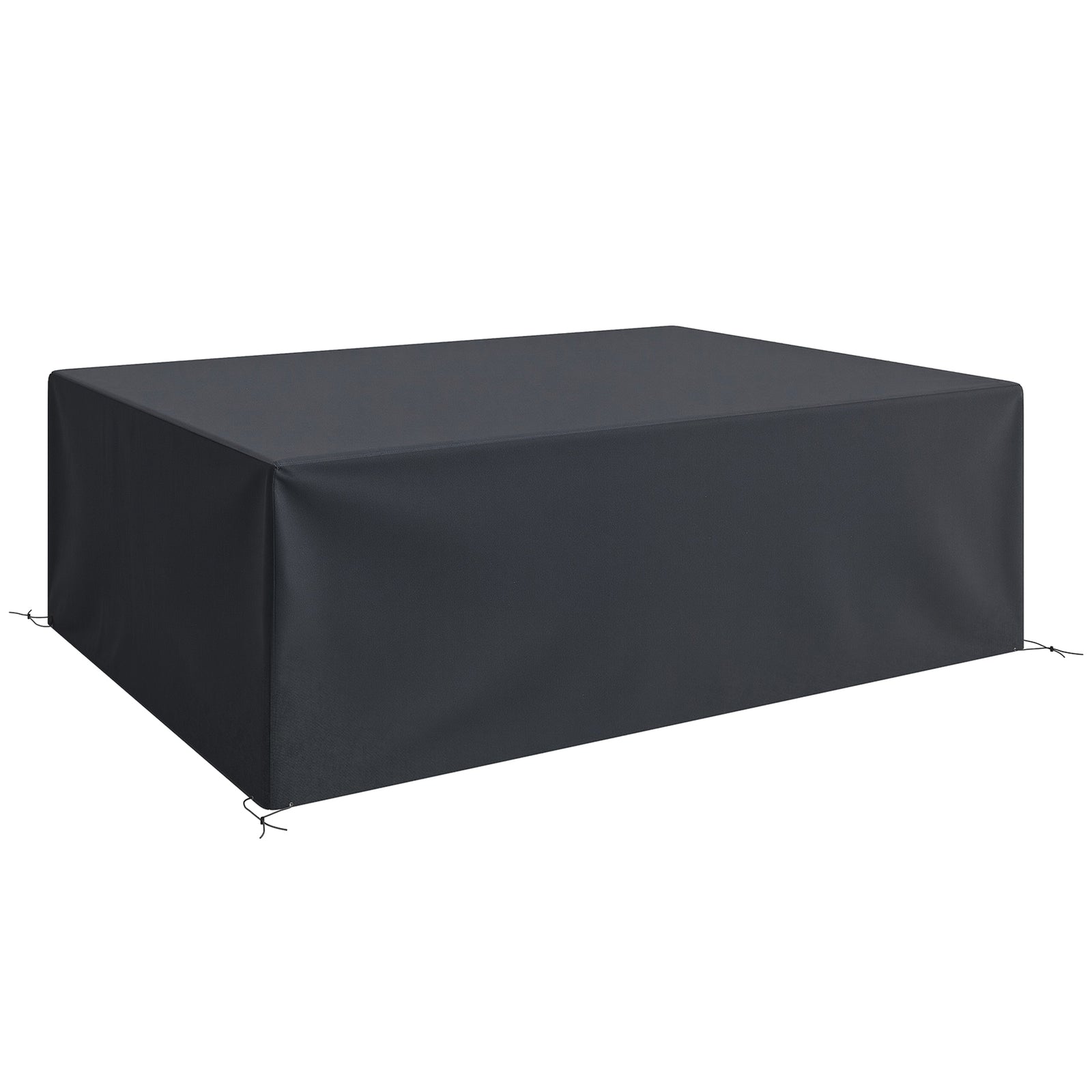275cm Black Oxford Lounger Cover