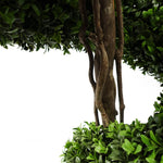 150cm Pair Of Spiral Buxus Artificial Tree Uv Resistant Outdoor