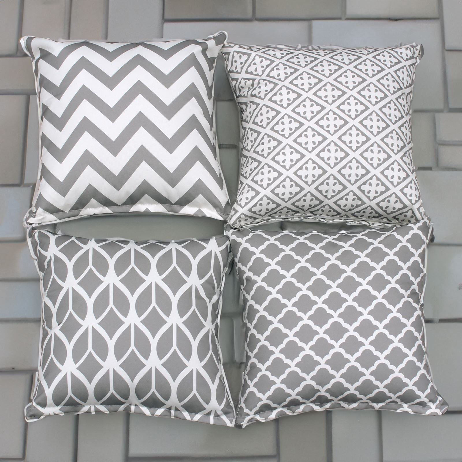 Stonewave Scatter Cushion Assortment | Set-of-4 | Stonewave