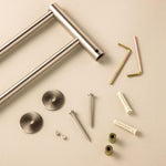 Cosmic Double Towel Rail, Gloss Chrome, Wall-mounted, 60 Cm. Collection Logic