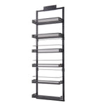 Black Steel Over-the-door Kitchen Pantry Organizer