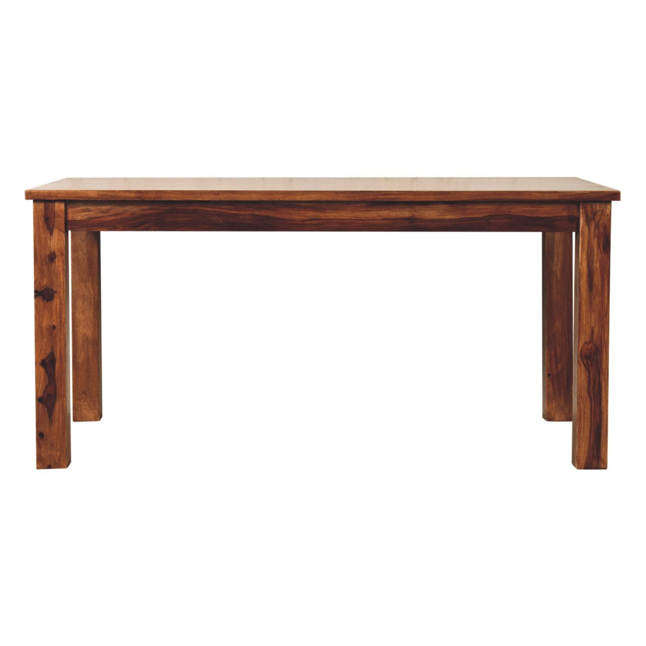 Solid Wood Tula Dining Table, Brown