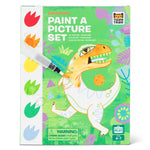 Paint-a-picture Set (Dinosaurs) - 16-page Dinosaur Painting Book