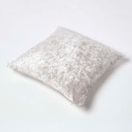 Luxury Crushed Velvet Cushion Cover | 45cm x 45cm | Cream