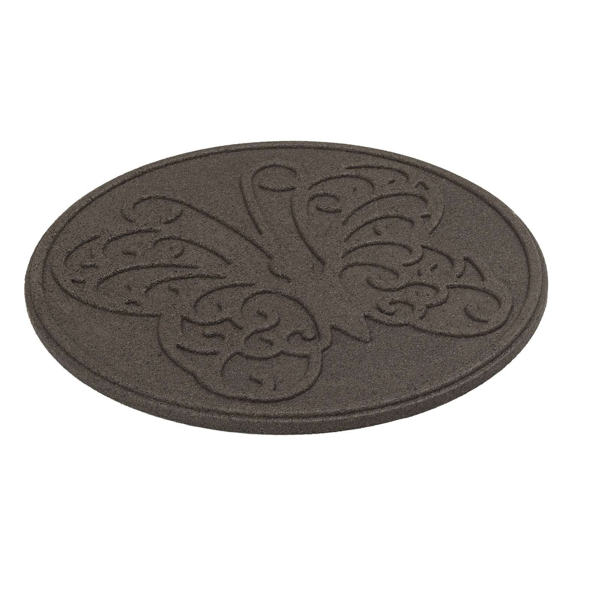 Recycled rubber Reversible Stepping Stone - Butterfly | Set of 4 | Brown