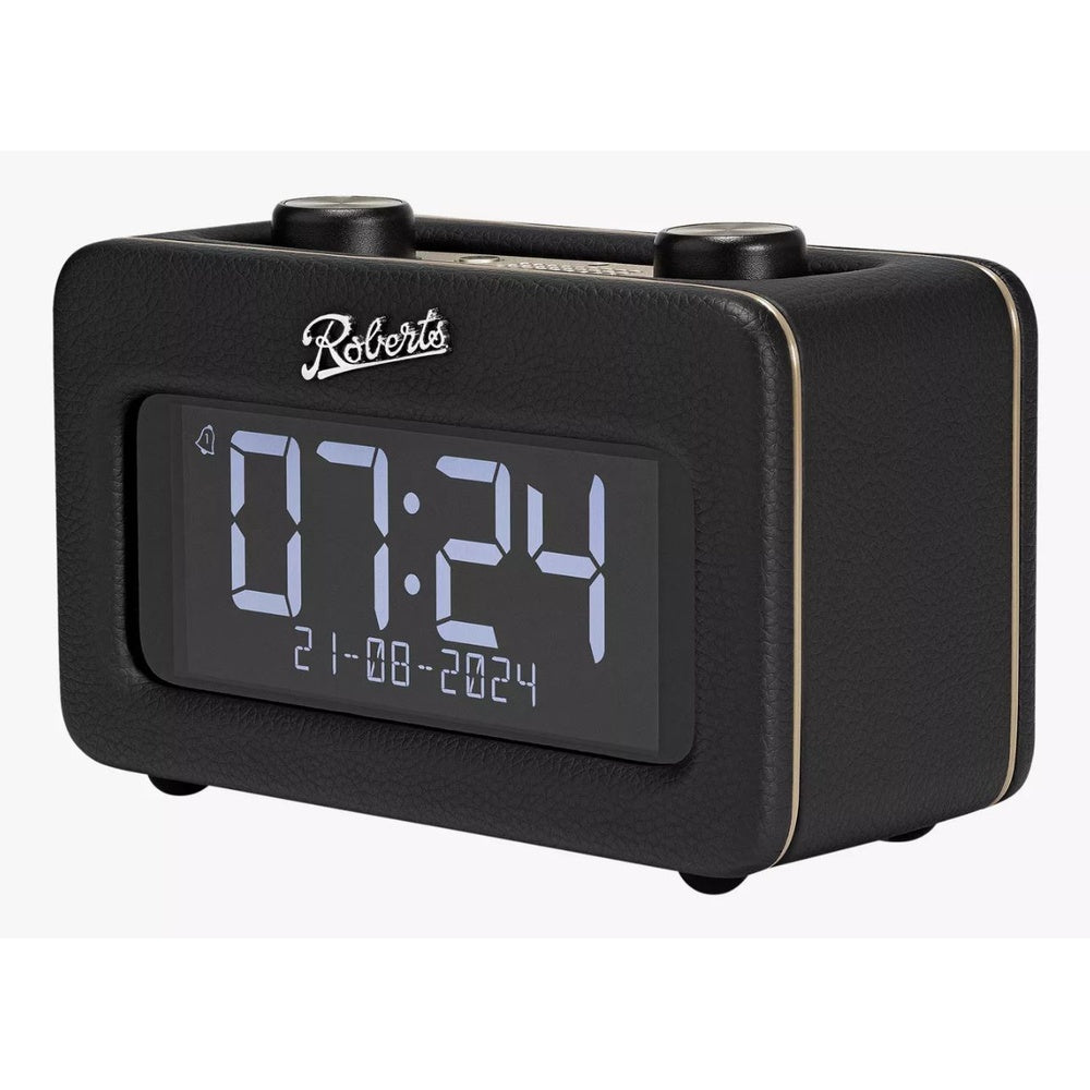 Revival Rest Digital Fm/dab Bluetooth Bedside Clock Radio | Black