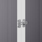 Lockable Plastic Storage Box With Door & Top Lid  Outdoor Plastic Tool Shed